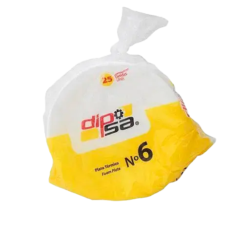 [7408304259200] PLATO PASTELERO NO.6 25 UNIDADES