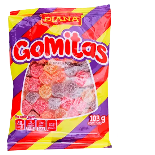 [748757000576] GOMITAS BOLITA DIANA 103 GRAMOS