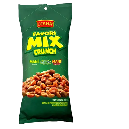 [748757010865] GOLOSINA DIANA FAVORI MIX CRUNCH 80 GR