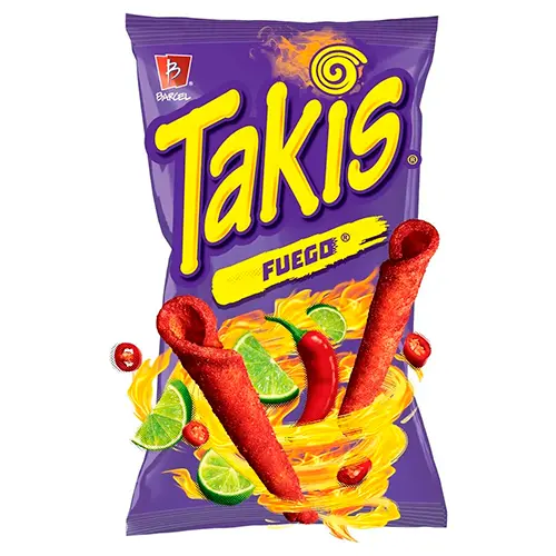 [7441029526424] GOLOSINA BARCEL TAKIS FUEGO 56 GR