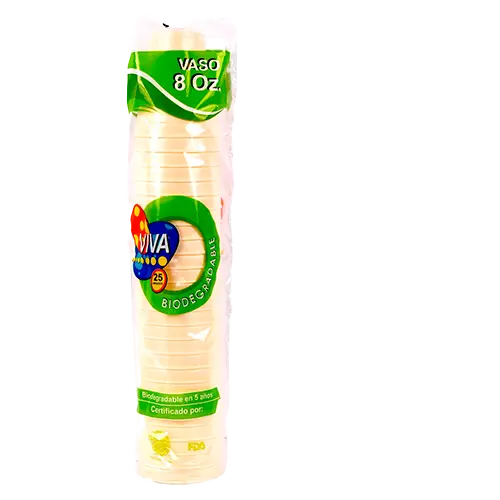 [764246005228] VASO DESECHABLE TERMO GREEN 25 UNIDADES