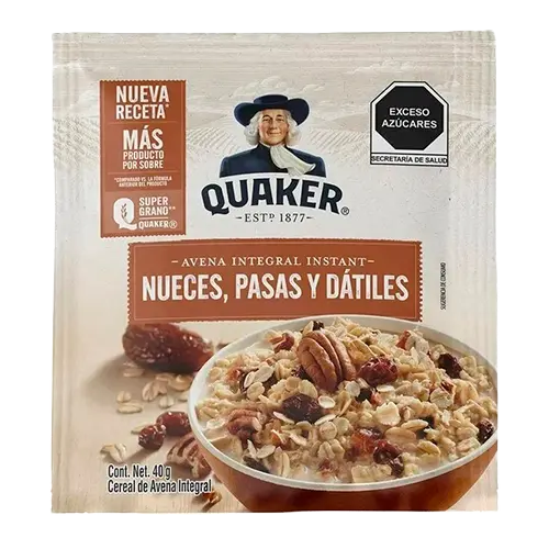 [803275300666] AVENA INSTANTANEA QUAKER NUEZ 40 GRS