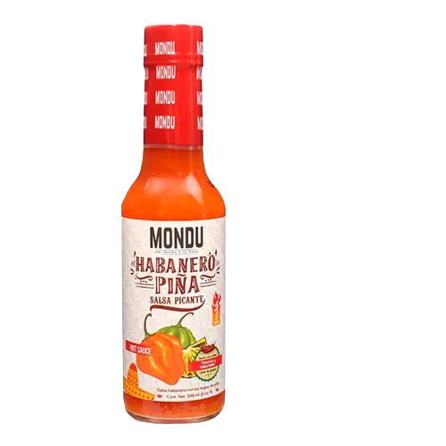 [081537306926] SALSA PICANTE MONDU HANAERO Y PIÑA 148 ML