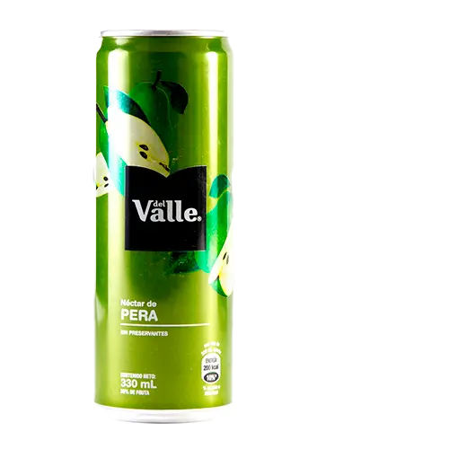[877012000607] JUGO DEL VALLE PERA LATA 330 ML